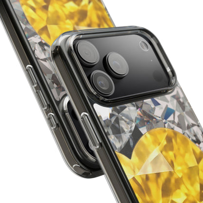 Clear Phone Case – Heart of Gold