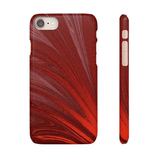 Snap Phone Case – Crimson Current