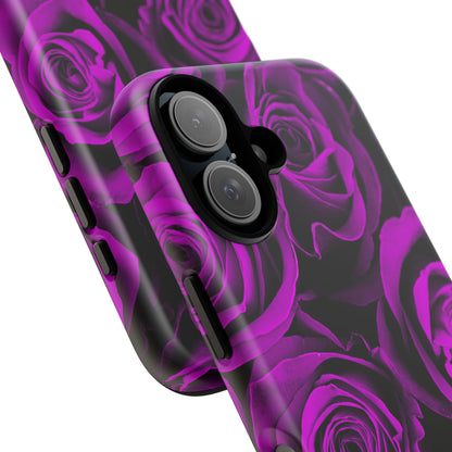 Protective Phone Case – Amethyst Roses