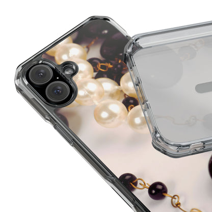 Clear Magnetic Phone Case – Noir Pearl