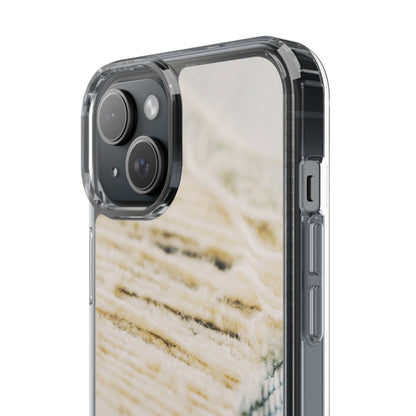 Clear Phone Case – Woven Warmth