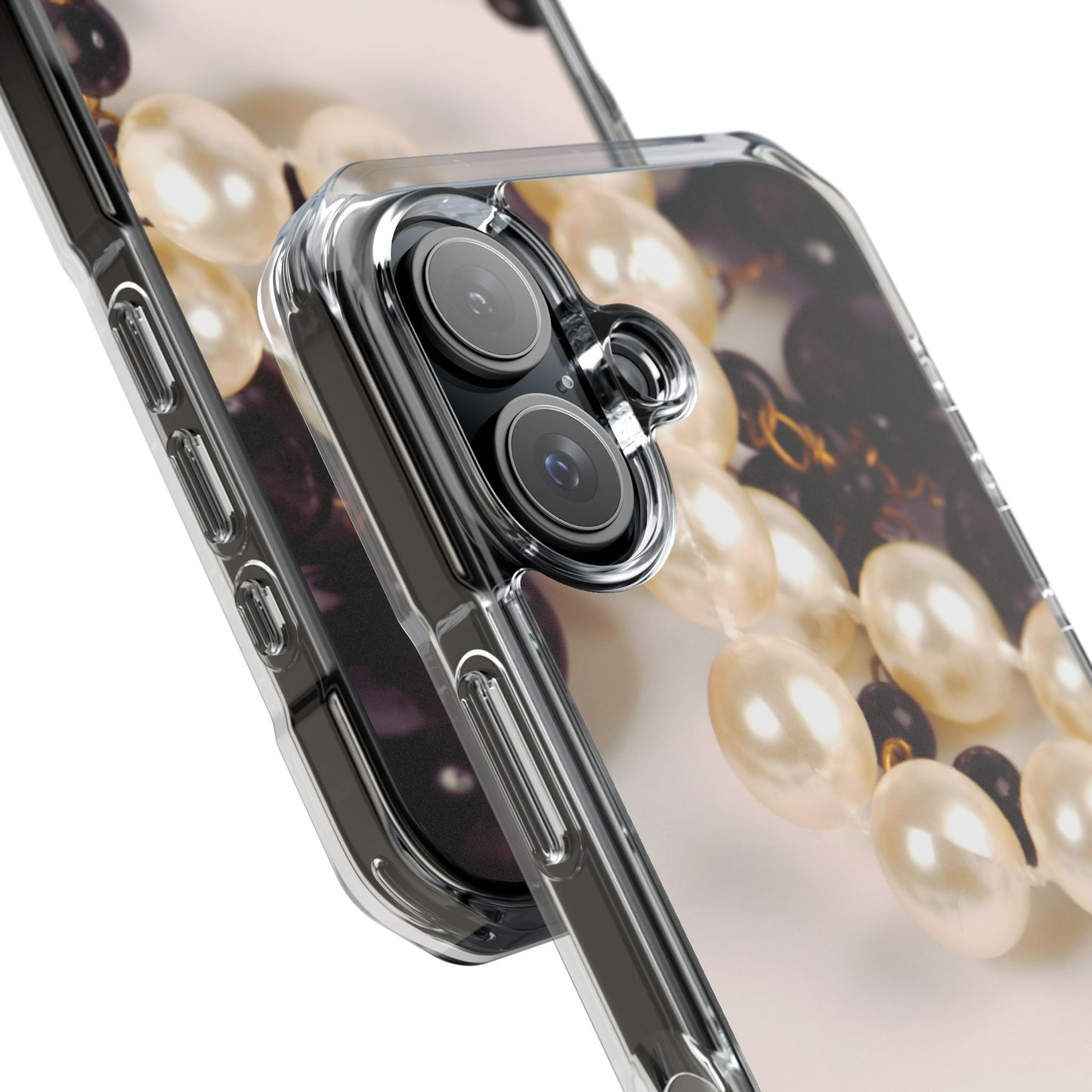 Clear Magnetic Phone Case – Noir Pearl