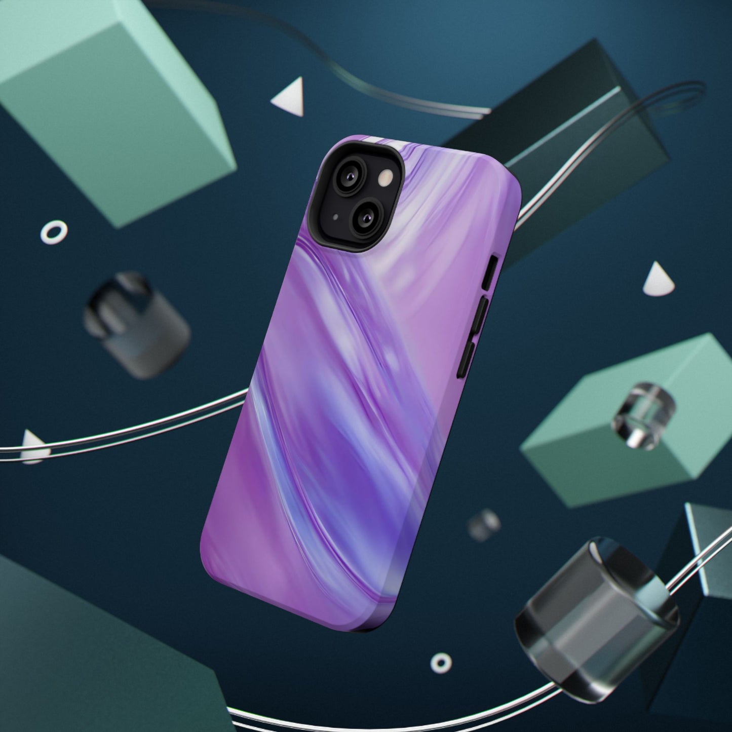 Impact-Resistant Phone Case – Lavender Wave
