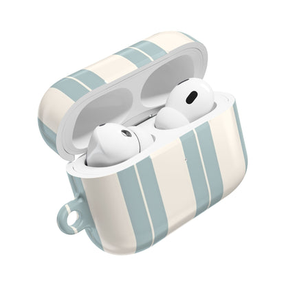 Earbud Case Cover – Coastal Stripe