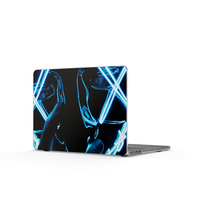 Clear Laptop Case – Neon Anarchy