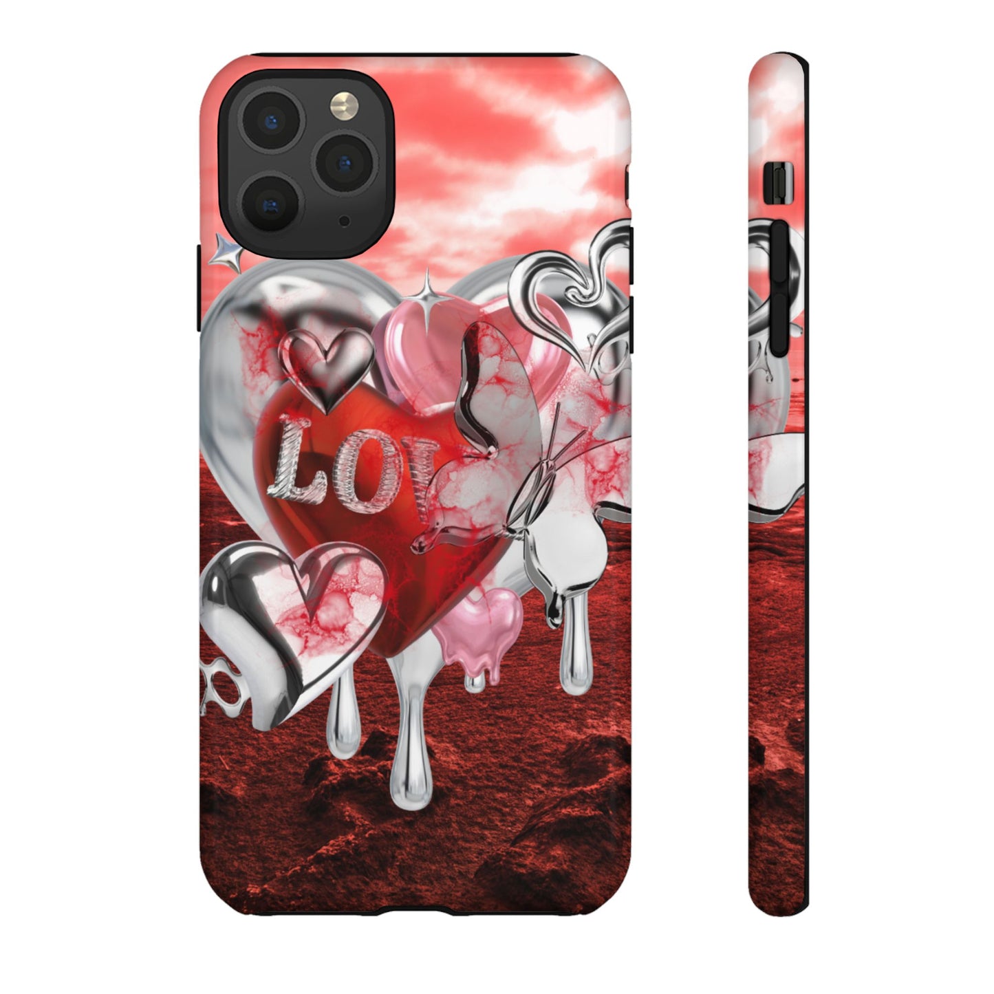 Protective Phone Case – Chrome Love
