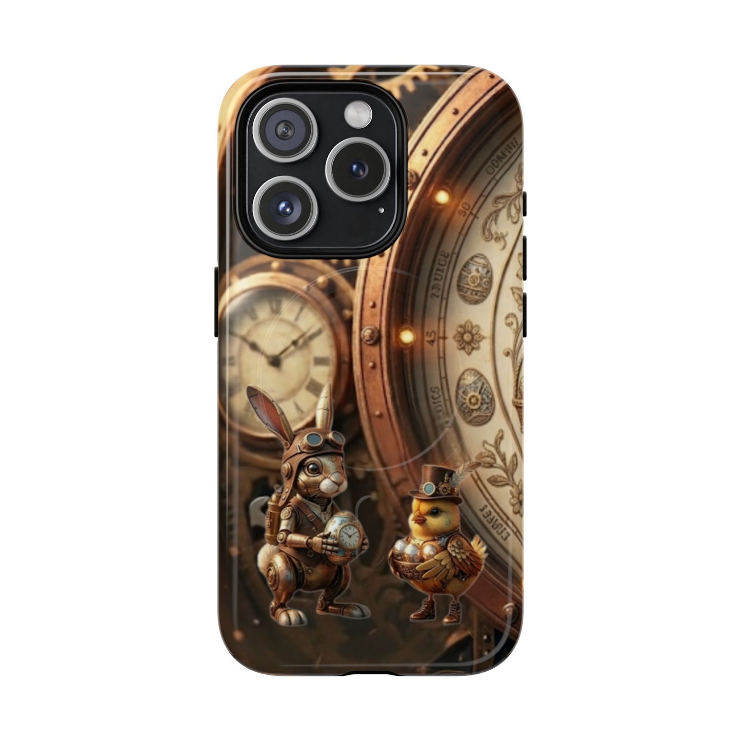 Protective Magnetic Phone Case – Clockwork Cottontail