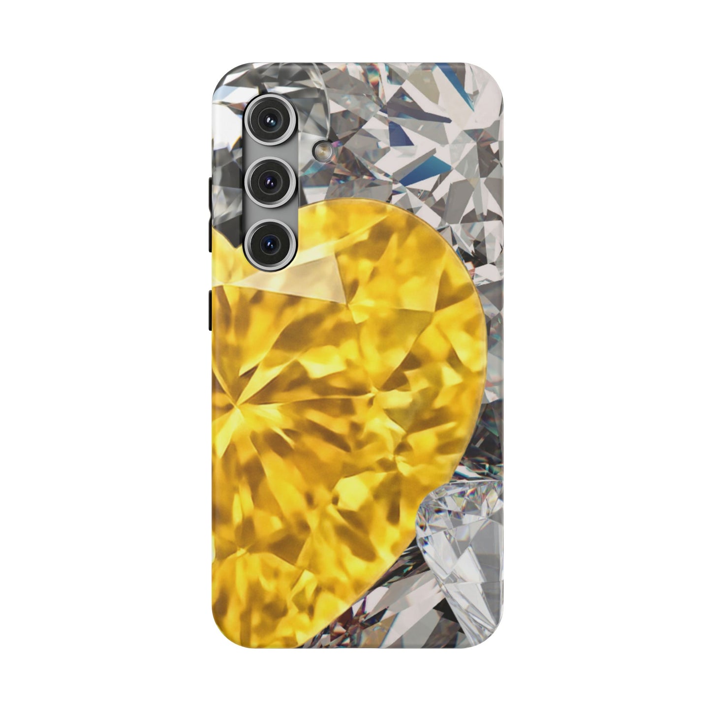 Impact-Resistant Phone Case – Heart of Gold
