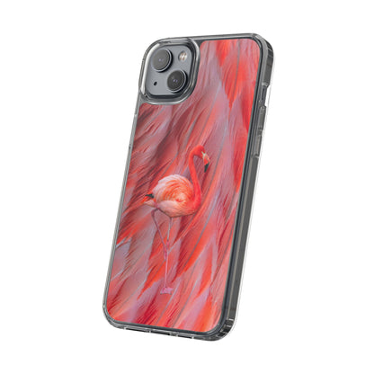 Clear Phone Case – Scarlet Plume