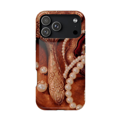 Wireless-Charging Compatible Case – Bronze Vanity