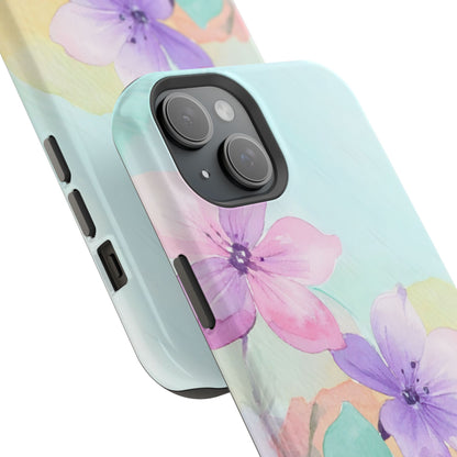 Impact-Resistant Phone Case – Water Petal