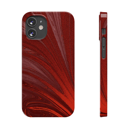 Slim Phone Case — Crimson Current