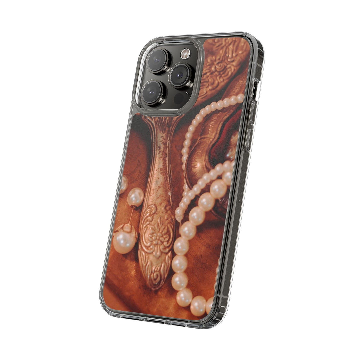 Clear Phone Case – Bronze Vanity