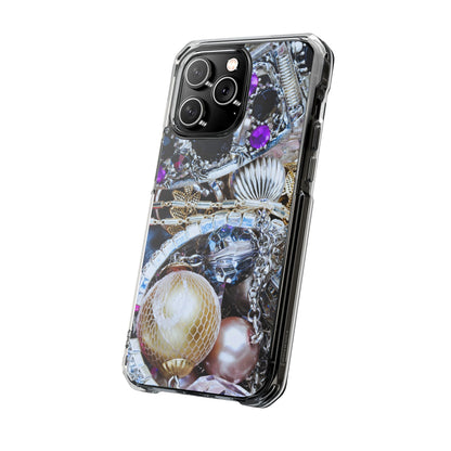 Clear Magnetic Phone Case – Chrome Jewel
