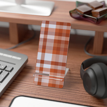 Phone Stand – Spiced Plaid