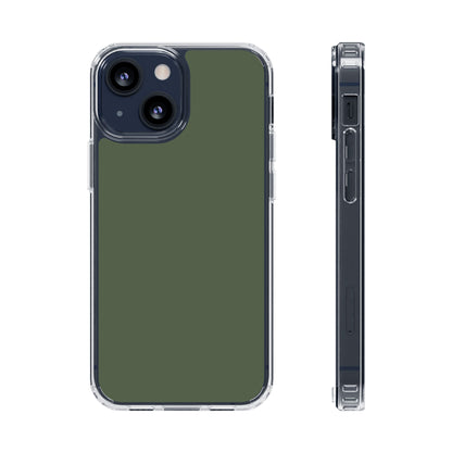 Clear Magnetic Phone Case – Cabin Green – Compatible with iPhone 13–16 Series