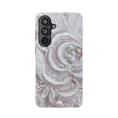 Impact-Resistant Phone Case – Lace Veil