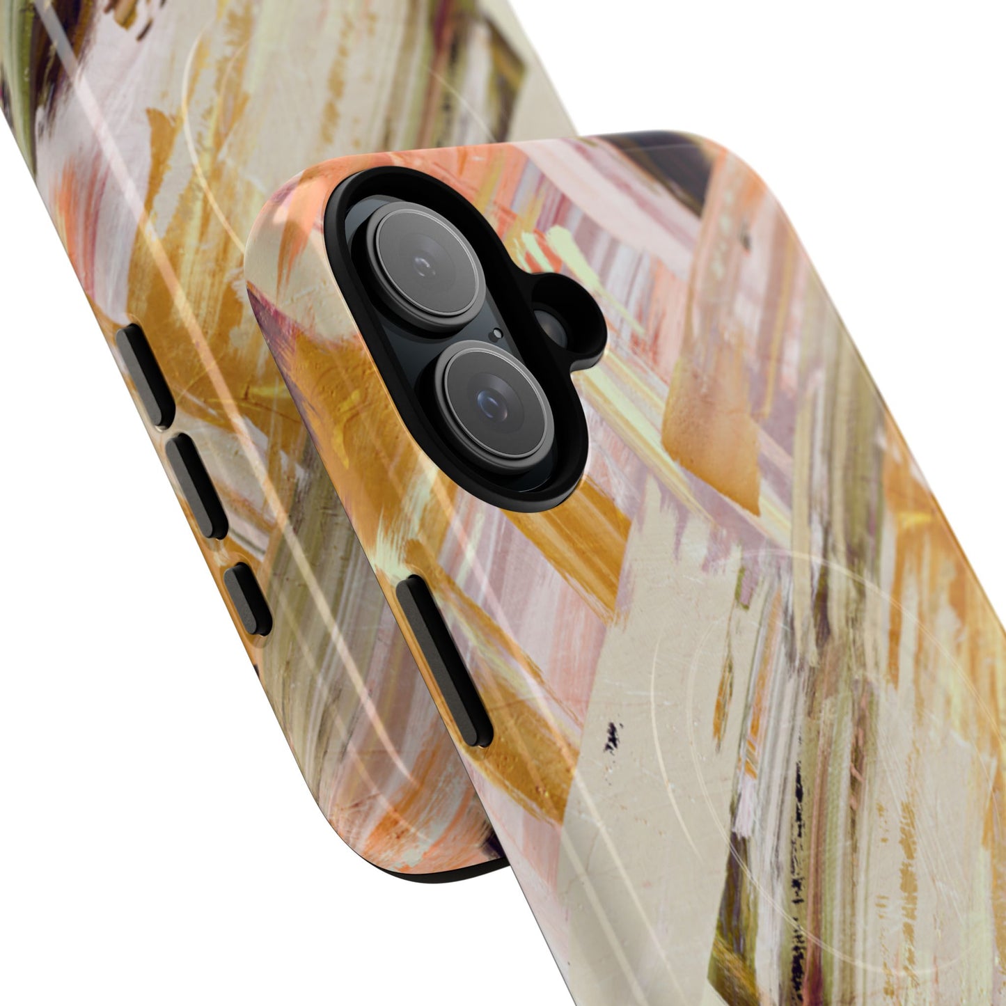 Protective Magnetic Phone Case – Brush & Bronze