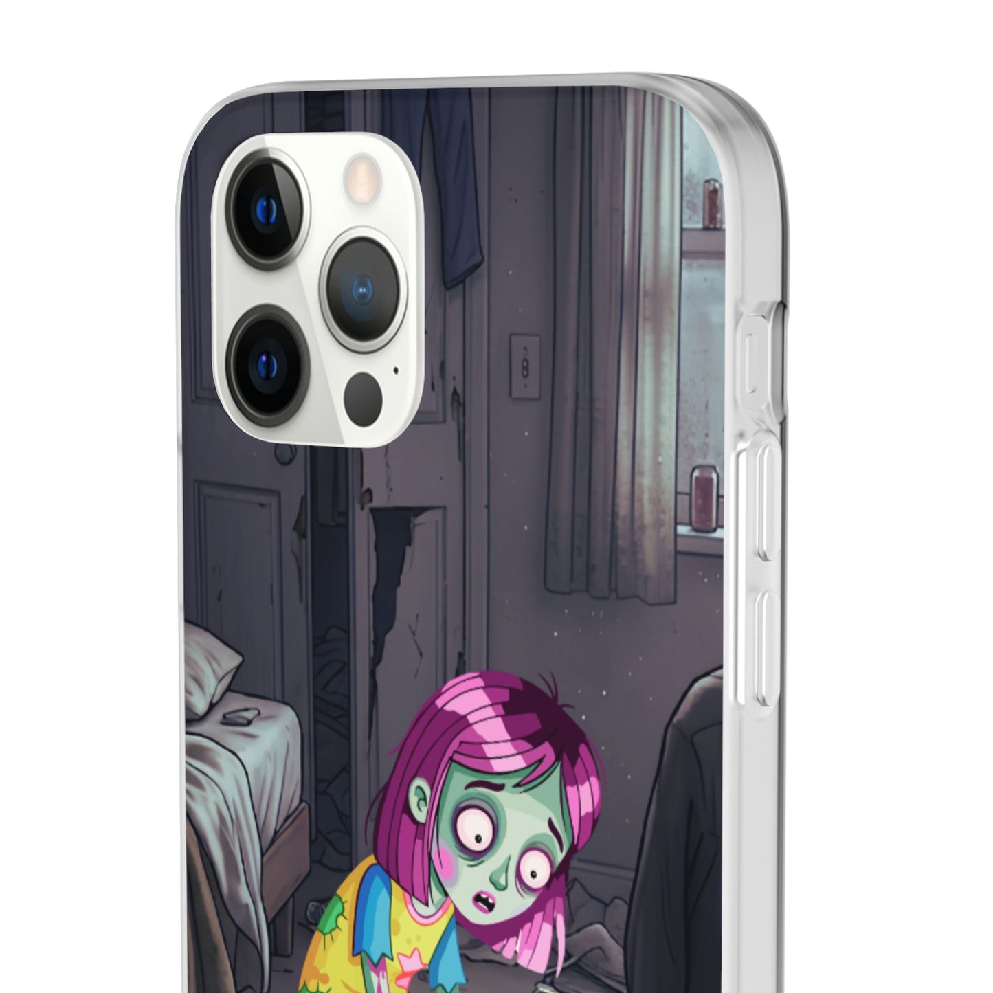 Zombie Girl Phone Case — Cute Creepy Cartoon Phone Cover