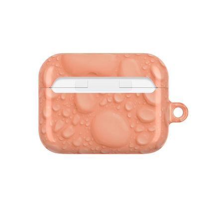 Earbud Case Cover – Apricot Rain