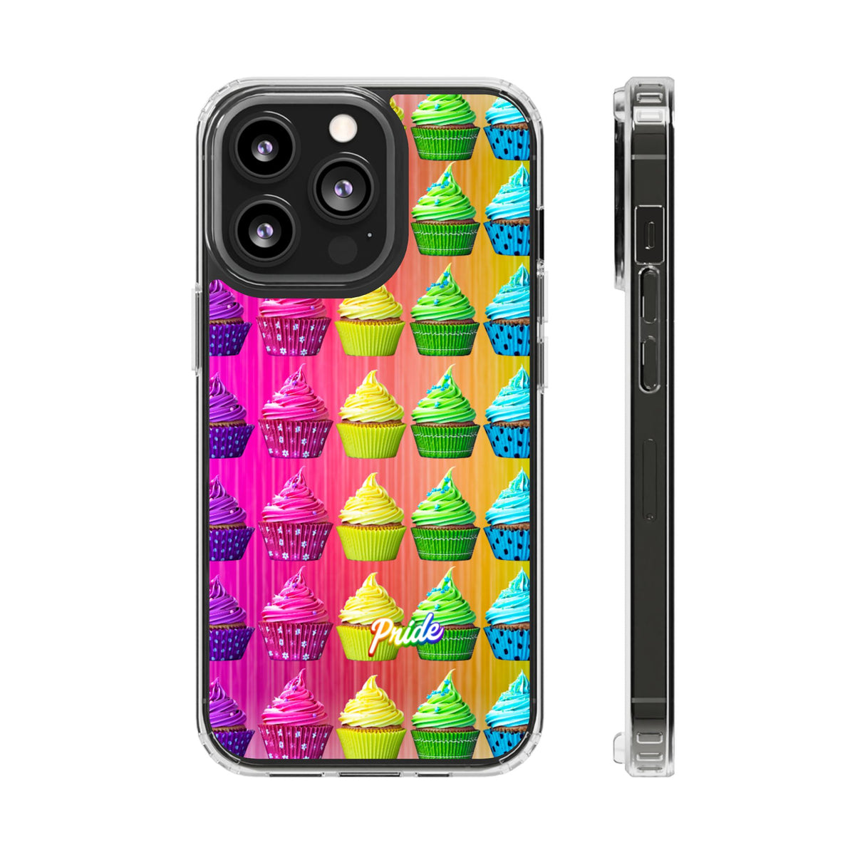 Clear Magnetic Phone Case – Sweet Pride – Compatible with iPhone 13–16 Series