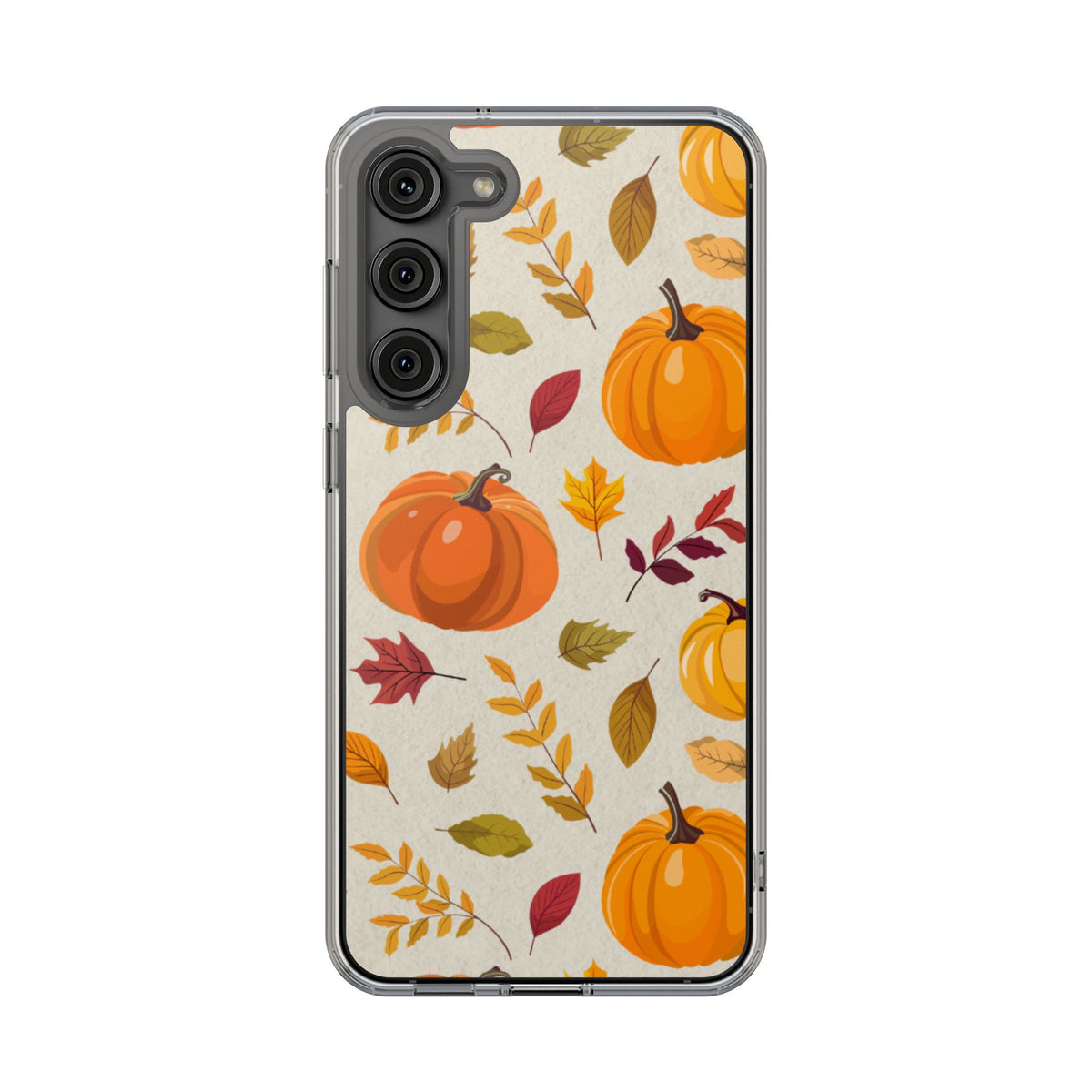Clear Phone Case – Falling for Pumpkin