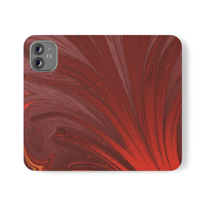 Flip Case – Crimson Current