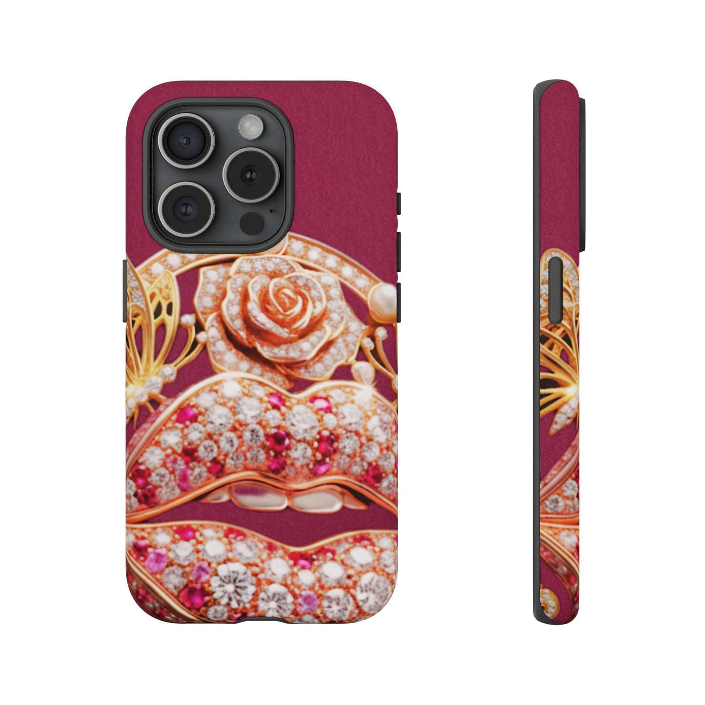 Protective Phone Case – Kiss of Gold