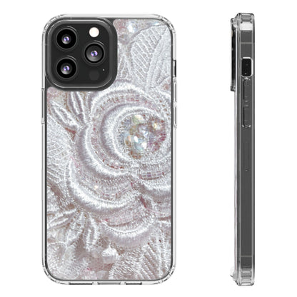 Clear Phone Case – Lace Veil