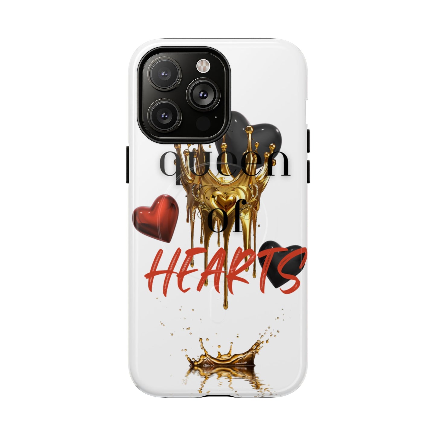 Protective Magnetic Phone Case – Queen of Hearts