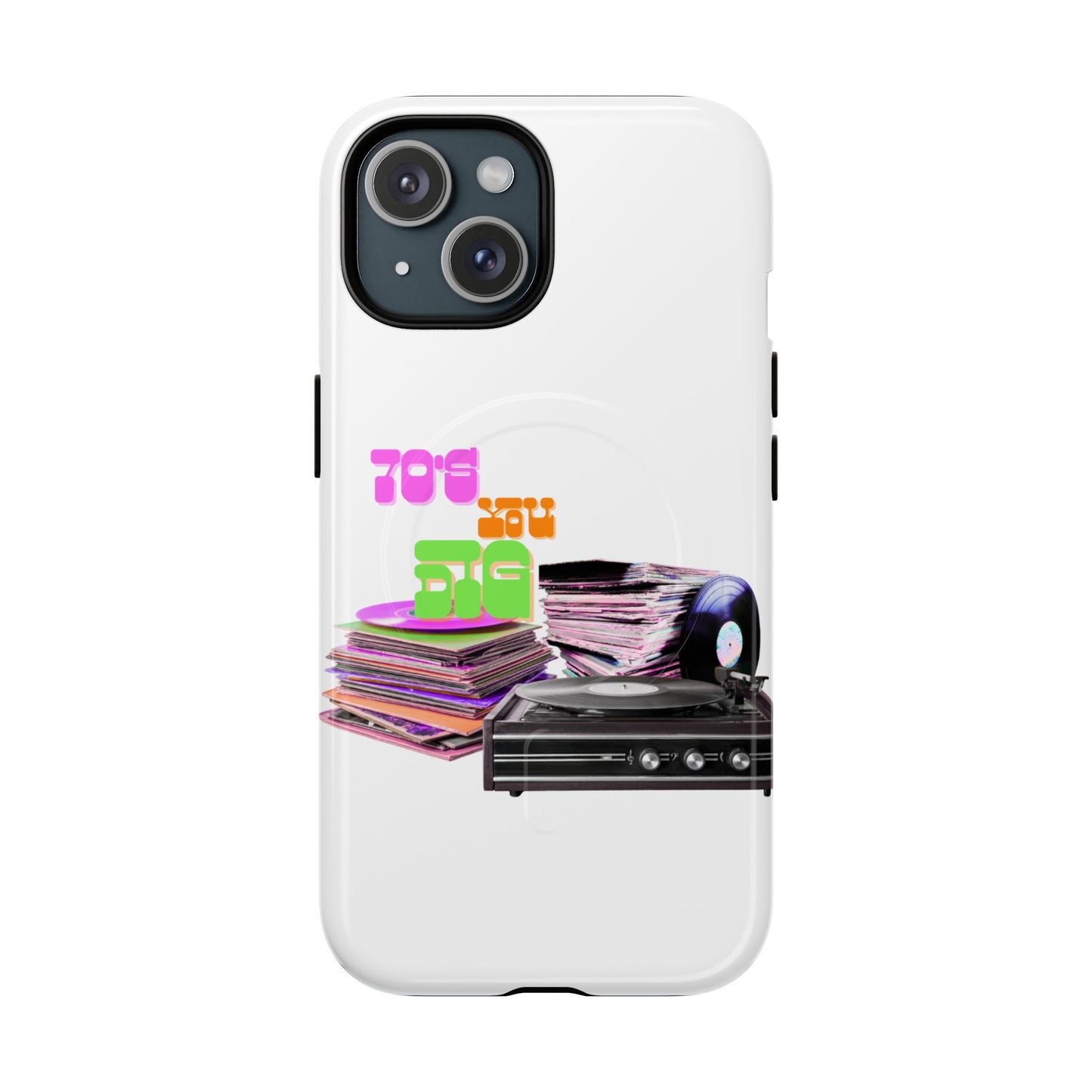 Protective Phone Case – 70’s Ya Dig Vinyl