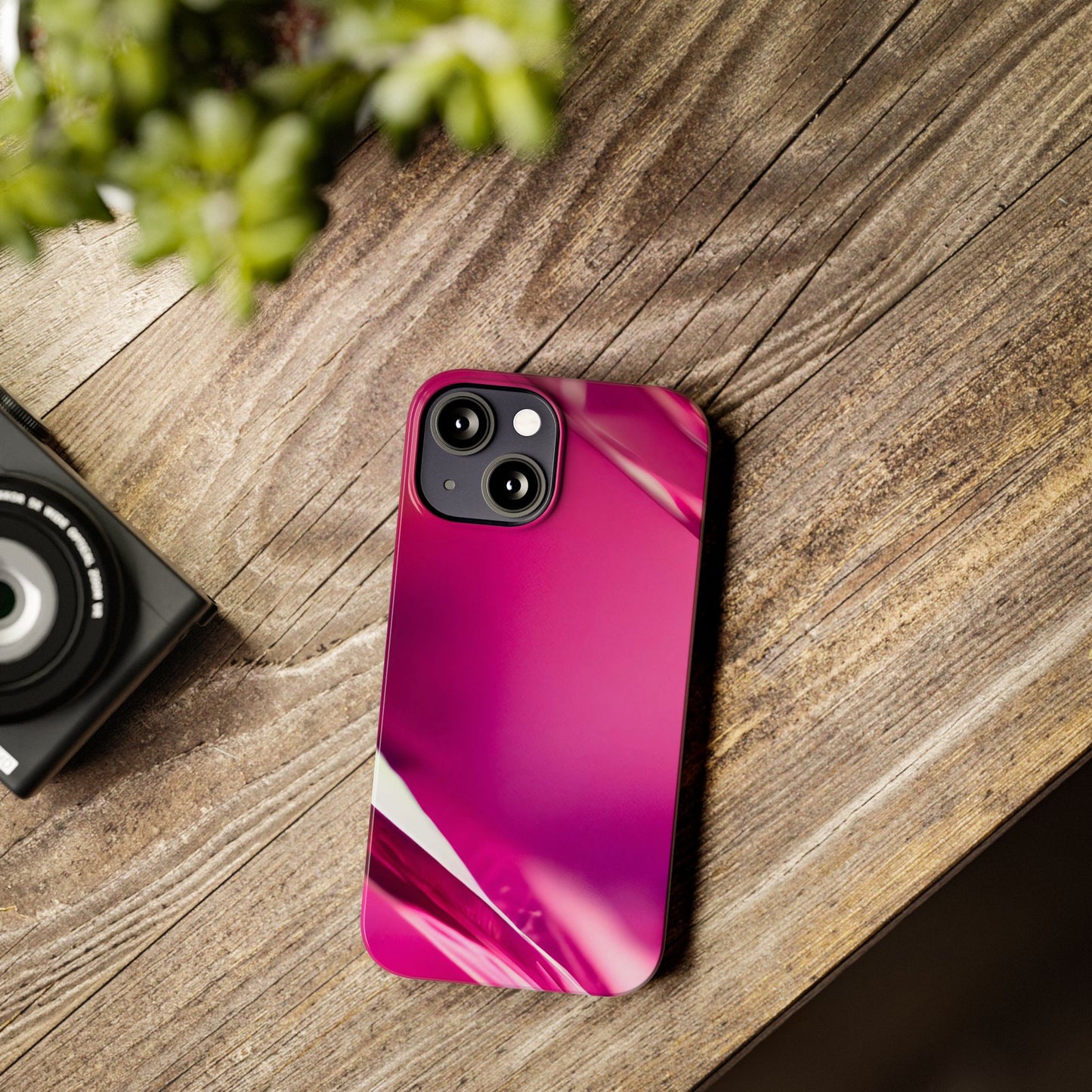 Slim Phone Case – Magenta Motion