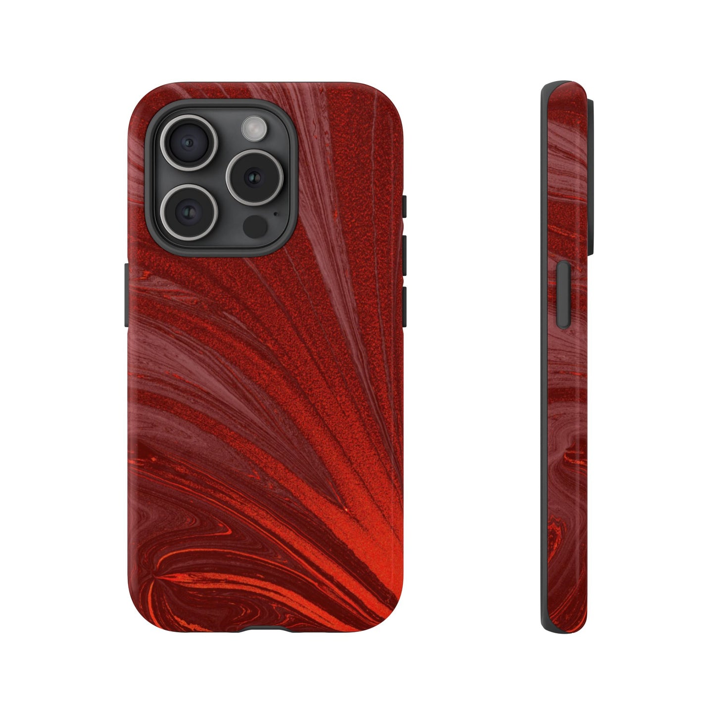 Protective Phone Case – Crimson Current