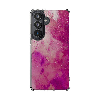 Clear Phone Case – Spilled Wine