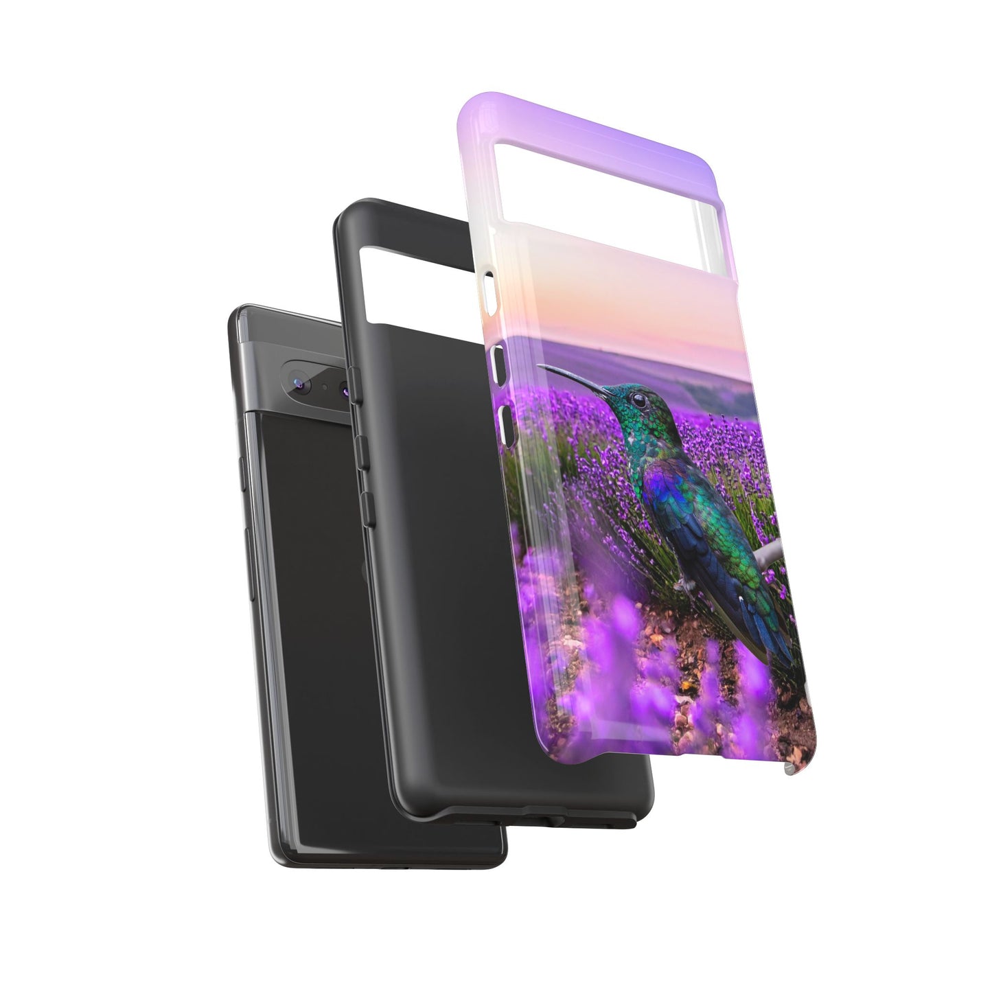Protective Phone Case – Hummingbird Reverie