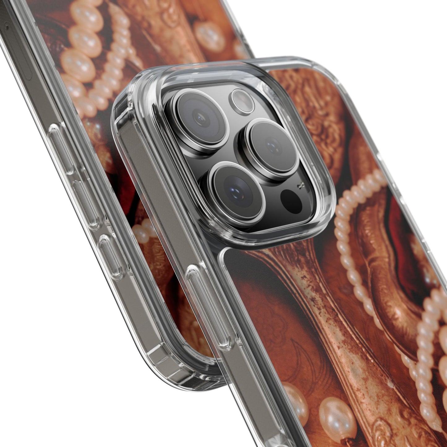 Clear Phone Case – Bronze Vanity