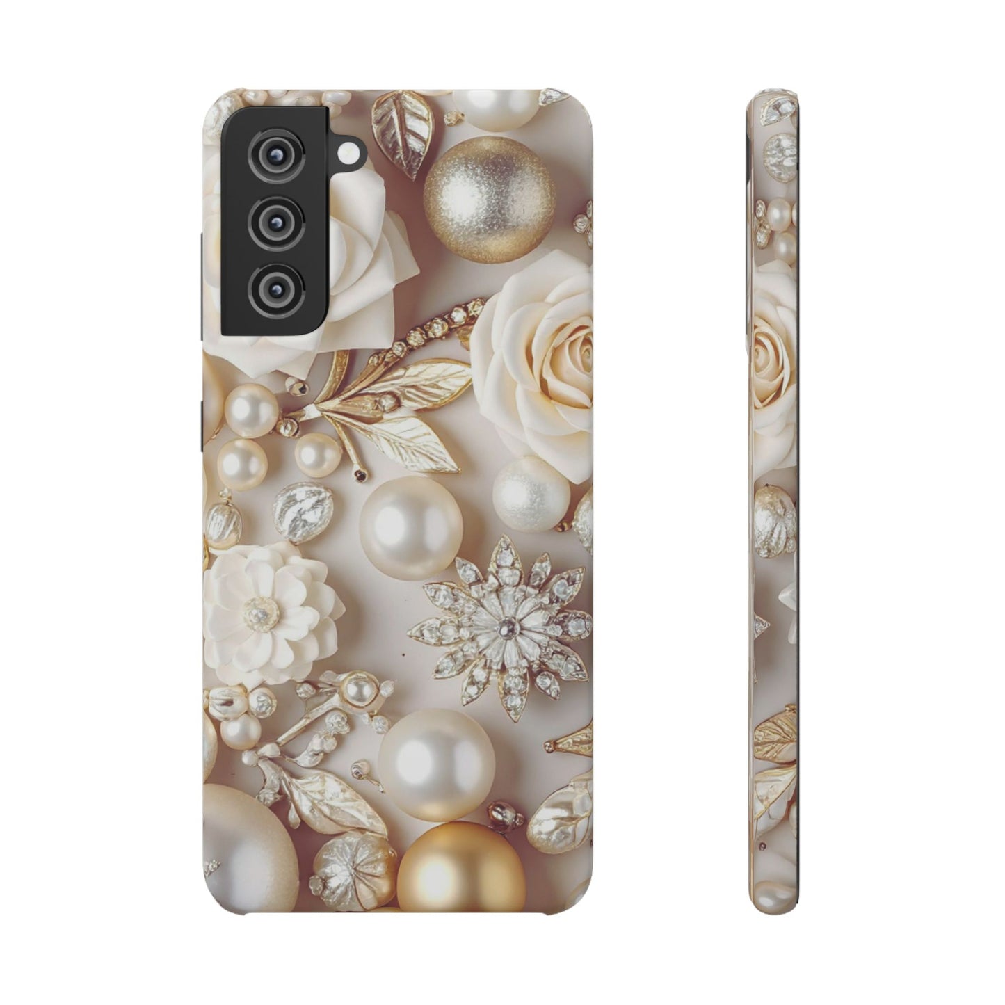 Snap Phone Case – Ivory Opulence