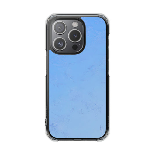 Clear Magnetic Phone Case – Azure Fade