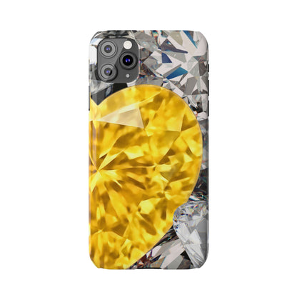 Slim Phone Case – Heart of Gold