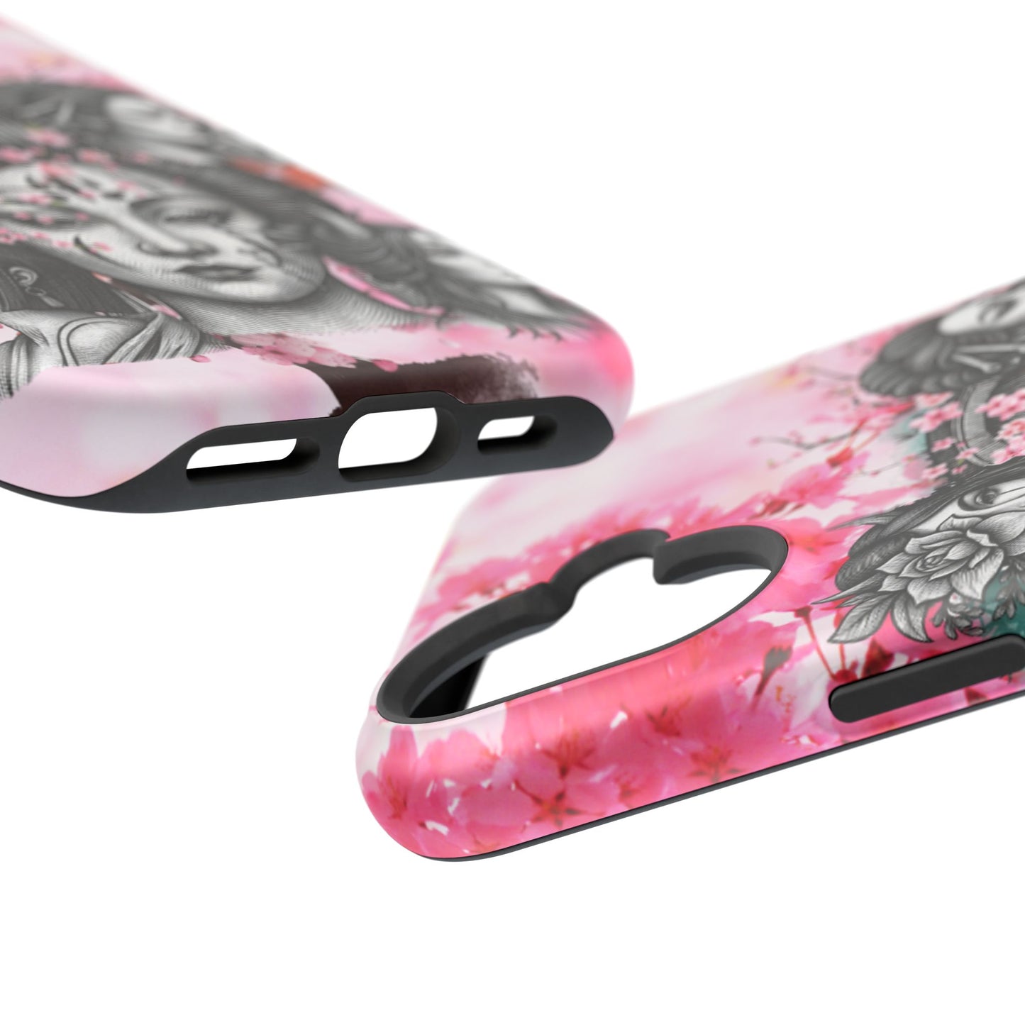Wireless-Charging Compatible Case – Blossom & Thorn
