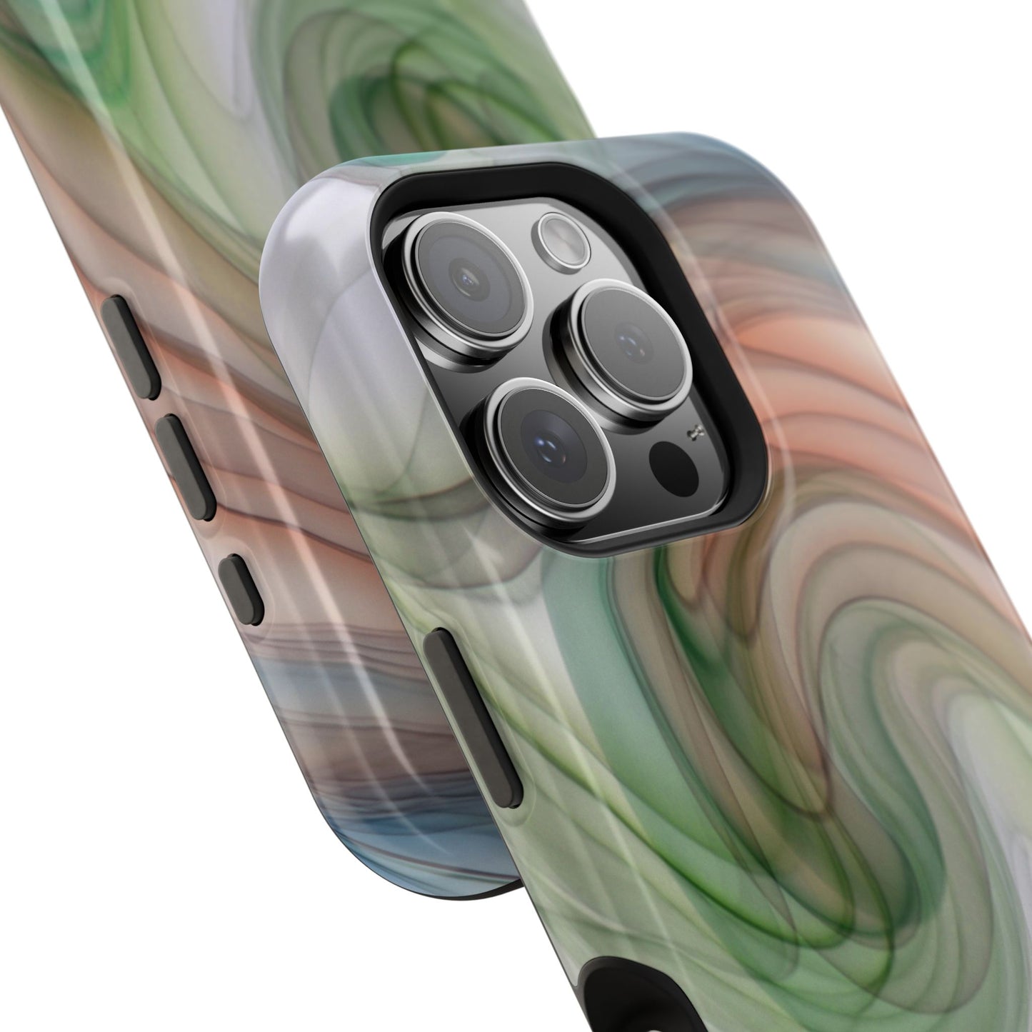 Impact-Resistant Phone Case – Marble Flow