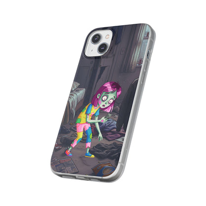 Zombie Girl Phone Case — Cute Creepy Cartoon Phone Cover