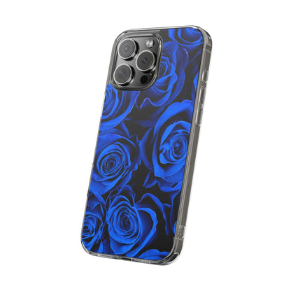 Clear Phone Case – Midnight Bloom