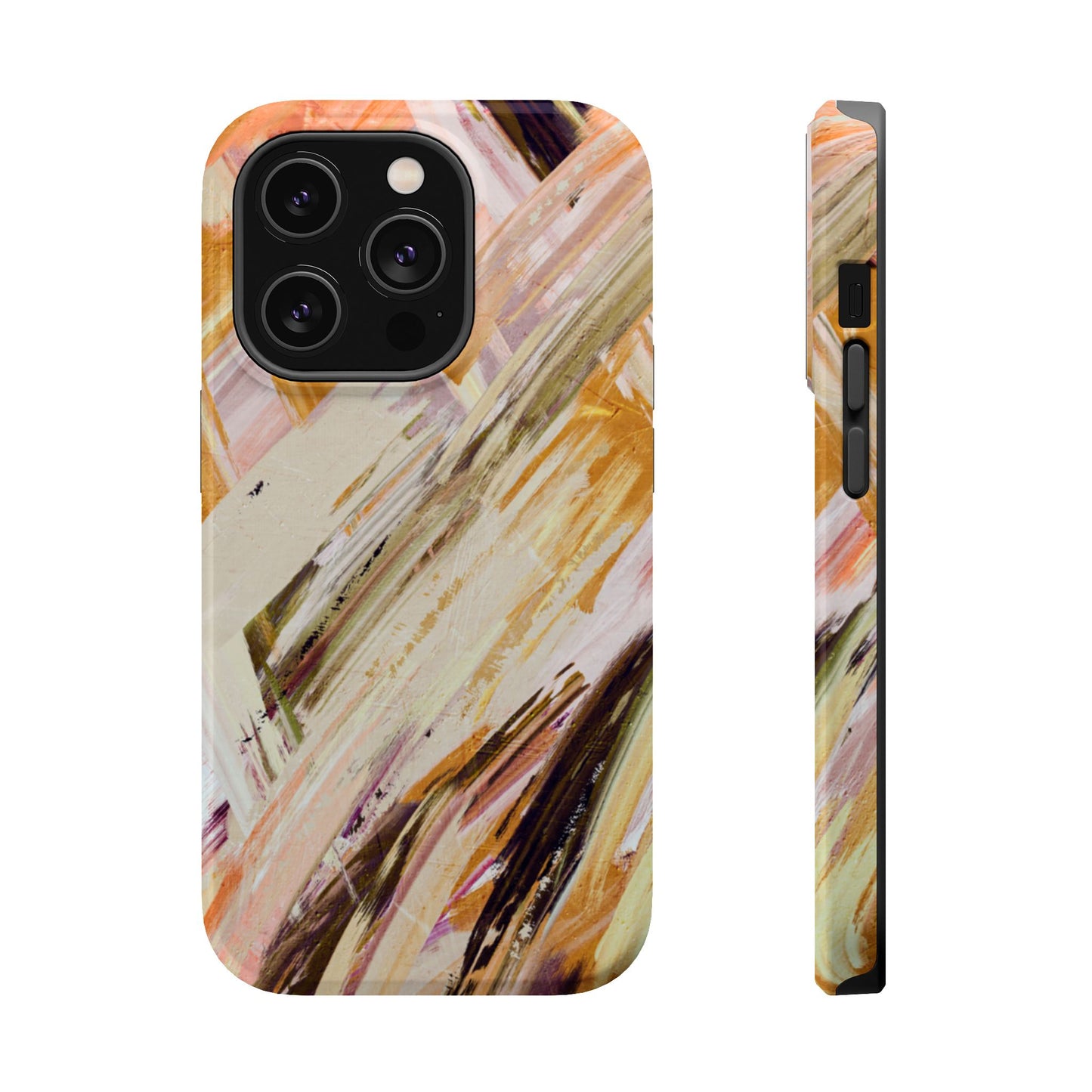 Wireless-Charging Compatible Case – Brush & Bronze