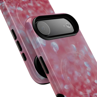 Protective Magnetic Phone Case – Rosé Sparkle