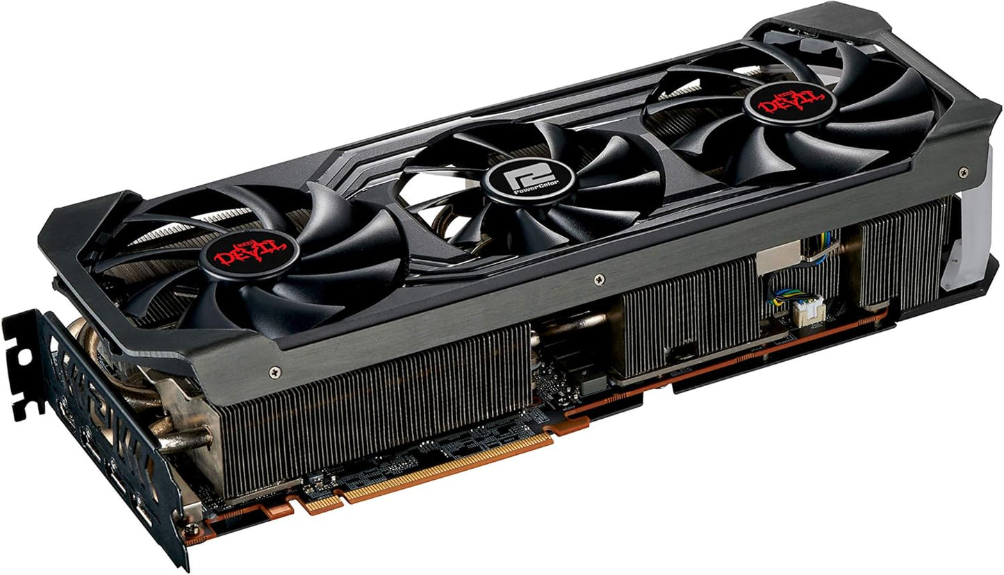 Red Devil AMD Radeon™ RX 6900 XT Gaming Graphics Card with 16GB GDDR6 Memory, Powered by AMD RDNA™ 2, Raytracing, PCI Express 4.0, HDMI 2.1, AMD Infinity Cache