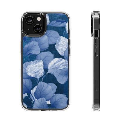 Clear Magnetic Phone Case – October Blues