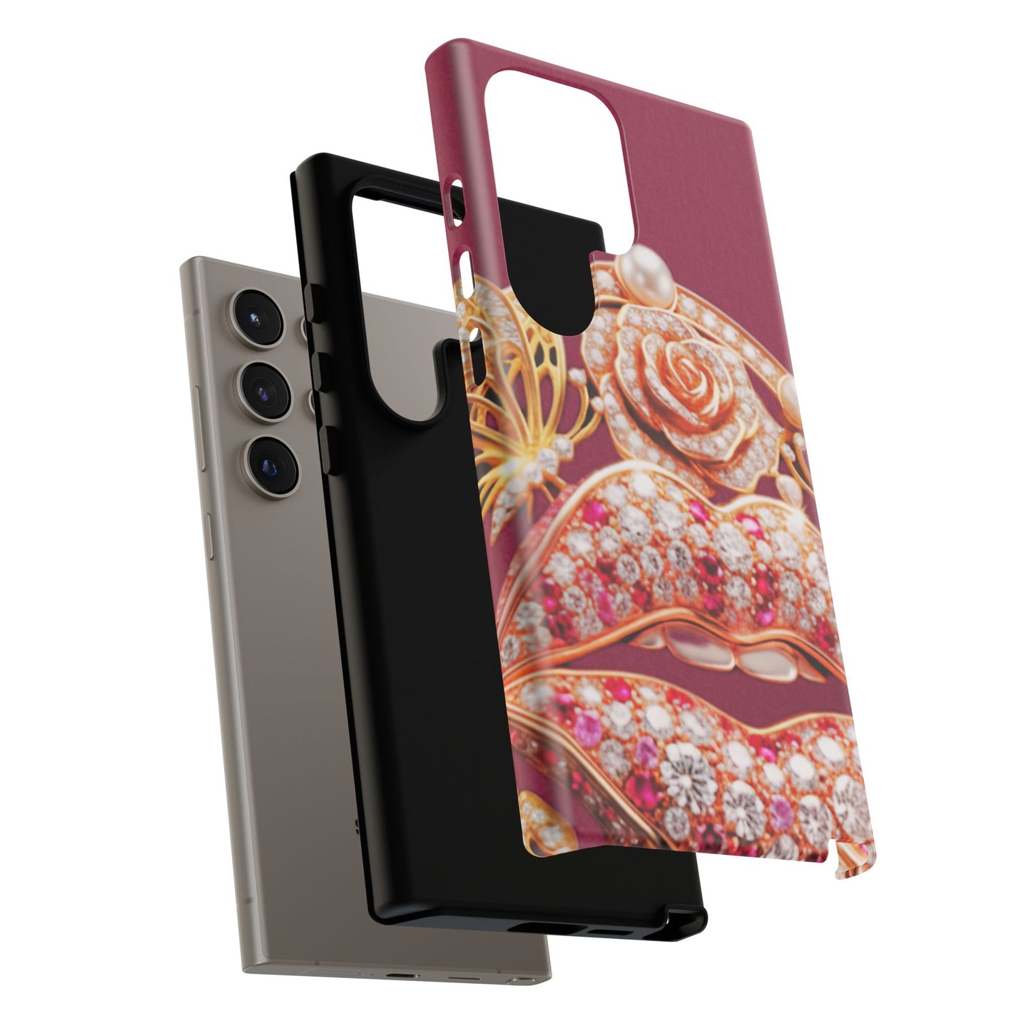 Protective Phone Case – Kiss of Gold