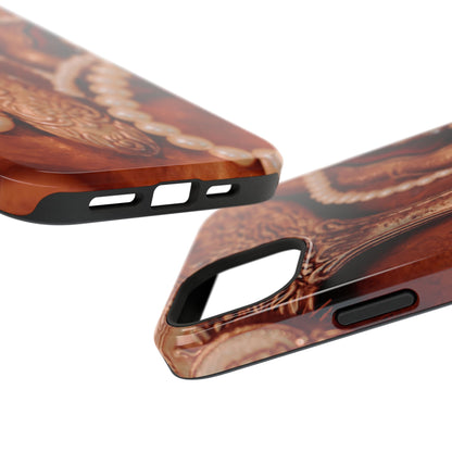 Impact-Resistant Phone Case – Bronze Vanity