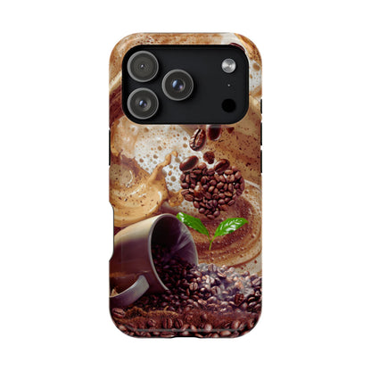 Impact-Resistant Phone Case – Love at First Sip – Compatible with iPhone 11–17 & Samsung Galaxy S22–S26 Series